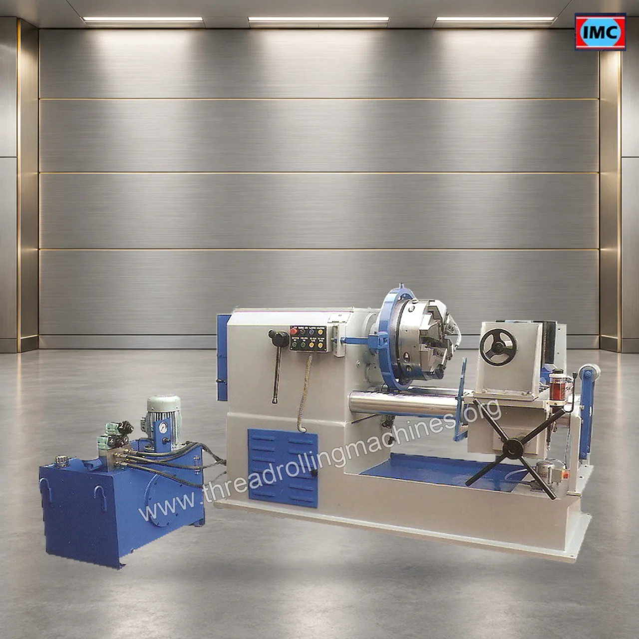 Hydraulic Pipe Threading Machine